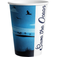 Save The Ocean Pappbecher - Karton 20 x 50 Stück Save the Ocean, 200 ml - CUPAW50-AK-OB-L04