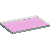 Tray-Filterpapier - Karton 10 x 250 Stück 18 x 28 cm, rosa - 5750