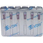 C-Pilot, Gyökércsatorna reszelő (kézzel), Fogantyú - műanyag ISO 10 sterilen csomagolva, röntgenopák, Nemesacél, 21 mm, 6 darab