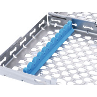 Retentionsschiene - Stück blau, für 10 Instrumente - PS046006-2