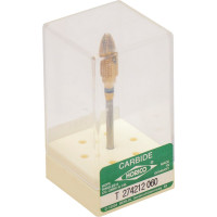 Titanium (251), Labor frézer (Q-fogazás), Kézidarab (HP, Ø 2,35 mm, ISO 104, 44,5 mm) ISO 60 szuperdurva, Keresztvágatú fogazás (ISO 137), Titánnitrid bevonatú keményfém, 14 mm, 1 darab