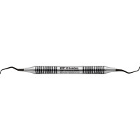 KKD® Easy Clean durasharp Universal Kürette - Stück Figur 2R/2L, für Seitenzähne, mit Metallgriff - 14821