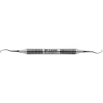 KKD® Easy Clean durasharp Gracey Kürette - Stück Figur 1/2,  für Frontzähne, mit Metallgriff - 14800