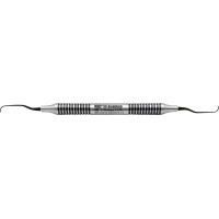 KKD® Easy Clean durasharp Gracey Kürette - Stück Figur 11/12, für Prämolaren/Molaren, mit Metallgriff - 14810