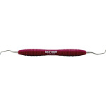 KKD® COLOR Universal Kürette - Stück Figur 2R/2L, für Seitenz., lila, mit ergonomischem Silicongriff - 14721
