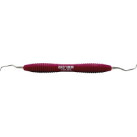 KKD® COLOR Universal Kürette - Stück Figur 2R/2L, für Seitenz., lila, mit ergonomischem Silicongriff - 14721