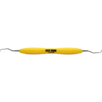 KKD® COLOR Gracey Kürette - Stück Figur 5/6, für Präm./Frontz., gelb, mit ergonomischem Silicongriff - 14704