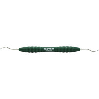 KKD® COLOR Gracey Kürette - Stück Figur 7/8, für Präm./Molaren, grün, mit ergonomischem Silicongriff - 14706