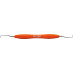 KKD® COLOR Gracey Kürette - Stück Figur 11/12, für Präm./Molar, orange, mit ergonomischem Silicongriff - 14710