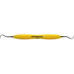 KKD® COLOR durasharp Scaler - Stück gelb, für Front- und Seitenzähne, mit Silicongriff - 14928