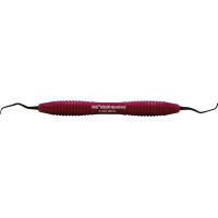 KKD® COLOR durasharp Universal Kürette - Stück Figur 2R/2L, lila, mit ergonomischem Silicongriff - 14921