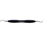 KKD® COLOR durasharp Universal Kürette - Stück Figur 4R/4L, lila, mit ergonomischem Silicongriff - 14922