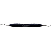 KKD® COLOR durasharp Universal Kürette - Stück Figur 4R/4L, lila, mit ergonomischem Silicongriff - 14922