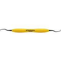 KKD® COLOR durasharp Gracey Kürette - Stück Figur 5/6, für Präm./Frontz., gelb, mit Silicongriff - 14904