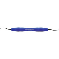 KKD® COLOR durasharp Gracey Kürette - Stück Figur 13/14, für Präm./Molaren, blau, mit Silicongriff - 14912