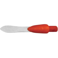 TOPDENT Keramik-Modellier-Instrumente „Color“ - Ansätze - Stück für Nr. 1, Spatel, 0,1 mm, rot, flexibel - 11504