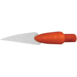 TOPDENT Keramik-Modellier-Instrumente „Color“ - Ansätze - Stück für Nr. 3, Messer, 0,1 mm, rot, flexibel - 11506