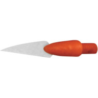 TOPDENT Keramik-Modellier-Instrumente „Color“ - Ansätze - Stück für Nr. 3, Messer, 0,1 mm, rot, flexibel - 11506