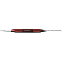 TOPDENT Keramik-Modellier-Instrumente „Color“ - Stück Nr. 2 mit Spitzen, rot - 11502