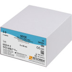 RESORBA® Nahtmaterial - Packung 5 Stück, schwarz, 50 cm, G455N, USP 3/0 - G455N