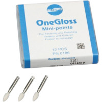 OneGloss™ / OneGloss™ PS + M - csomag 12 Polierer Minispitze, montiert, ISO 030 - 186