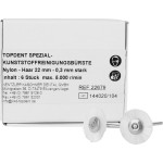 TOPDENT nylon kefe - Pack 6 db Ø 22 mm