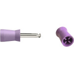 Young™ Prophylaxekelch Traditional Web Latch-Type - Packung 144 Stück lila, lang, weich - 296619