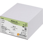 Resorba Resolon nem felszívódó varrófonal, 36 db-os csomag, kék, 45 cm, DS16, 3/8 kör, külső vágó, 16 mm, USP 3/0 (881433)