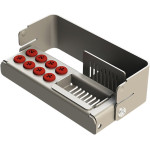 PLUG IN PLUS - Stück für 8 Instrumente, rot, 8,4 x 2,7 x 3,2 cm - PN190282-3