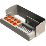 PLUG IN PLUS - Stück für 8 Instrumente, orange, 8,4 x 2,7 x 3,2 cm - PN190282-7 PLUG IN PLUS - Stück für 8 Instrumente, orange, 8,4 x 2,7 x 3,2 cm - PN190282-7