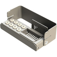 PLUG IN PLUS - Stück für 8 Instrumente, weiß, 8,4 x 2,7 x 3,2 cm - PN190282-8