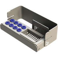 PLUG IN PLUS - Stück für 8 Instrumente, hellblau, 8,4 x 2,7 x 3,2 cm - PN190282-12