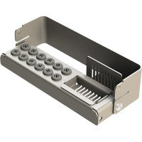 PLUG IN PLUS - Stück für 12 Instrumente, grau, 10,3 x 2,7 x 3,2 cm - PN190284-1