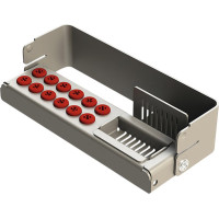 PLUG IN PLUS - Stück für 12 Instrumente, rot, 10,3 x 2,7 x 3,2 cm - PN190284-3