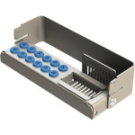 PLUG IN PLUS - Stück für 12 Instrumente, hellblau, 10,3 x 2,7 x 3,2 cm - PN190284-12 PLUG IN PLUS - Stück für 12 Instrumente, hellblau, 10,3 x 2,7 x 3,2 cm - PN190284-12