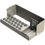 PLUG IN PLUS - Stück für 20 Instrumente, grau, 11 x 3,5 x 3,4 cm - PN190286-1