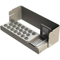 PLUG IN PLUS - Stück für 20 Instrumente, grau, 11 x 3,5 x 3,4 cm - PN190286-1