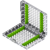 Galaxy Kassette Auto Grip - Stück für 20 Instrumente, 18 x 14, grün - PN183046-4