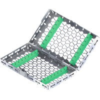 Galaxy Kassette Auto Grip - Stück für 14 Instrumente, 18 x 10, grün - PN183025-4