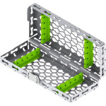 Galaxy Kassette Auto Grip - Stück für 10 Instrumente, 18 x 7, grün - PN183044-4