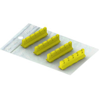 Galaxy Silicone Refill - Set Silikoneinsätze für Kassette 18 x 7, gelb - PN183045-5