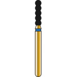 DIATECH Diamanten G6051 - Packung 5 Stück blau mittel (M), FG, Figur 6051 Zylinder gefurcht, 6 mm, ISO 018 - 60031842