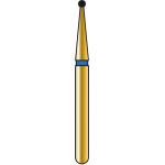 DIATECH Diamanten G801 - Packung 5 Stück blau mittel (M), FG, Figur 001 Kugel, 0,9 mm, ISO 009 - 60031850