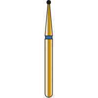 DIATECH Diamanten G801 - Packung 5 Stück blau mittel (M), FG, Figur 001 Kugel, 0,9 mm, ISO 009 - 60031850