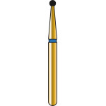 DIATECH Diamanten G801 - Packung 5 Stück blau mittel (M), FG, Figur 001 Kugel, 1,2 mm, ISO 012 - 60031856