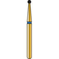 DIATECH Diamanten G801 - Packung 5 Stück blau mittel (M), FG, Figur 001 Kugel, 1,2 mm, ISO 012 - 60031856