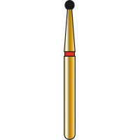 DIATECH Diamanten G801 - Packung 5 Stück rot fein (F), FG, Figur 001 Kugel, 1,4 mm, ISO 014 - 60031858