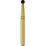 DIATECH Diamanten G801 - Packung 5 Stück gelb extra fein (EF), FG, Figur 001 Kugel, 1,6 mm, ISO 016 - 60031864