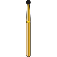 DIATECH Diamanten G801 - Packung 5 Stück gelb extra fein (EF), FG, Figur 001 Kugel, 1,6 mm, ISO 016 - 60031864