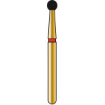 DIATECH Diamanten G801 - Packung 5 Stück rot fein (F), FG, Figur 001 Kugel, 2 mm, ISO 020 - 60031878